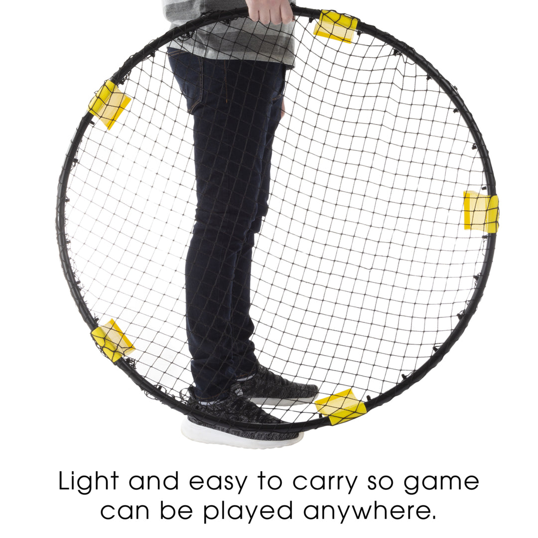 Battle Volleyball Outdoor Adjustable Roundnet Set for Kids and Adults Lightweight Image 4