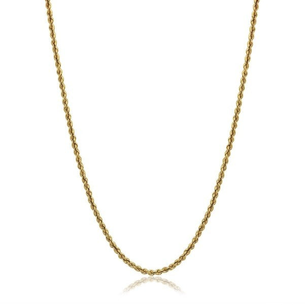14-Karat  Gold Diamond-Cut Rope Chain - Assorted Sizes Image 1