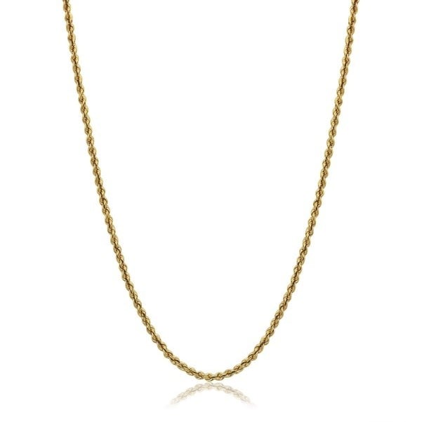 14-Karat  Gold Diamond-Cut Rope Chain - Assorted Sizes Image 1