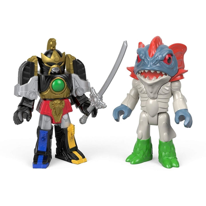 Imaginext Thunder Megazord and Pirantishead Mighty Morphin Power Rangers Fisher-Price Image 1