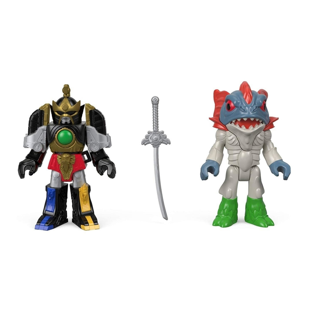 Imaginext Thunder Megazord and Pirantishead Mighty Morphin Power Rangers Fisher-Price Image 2