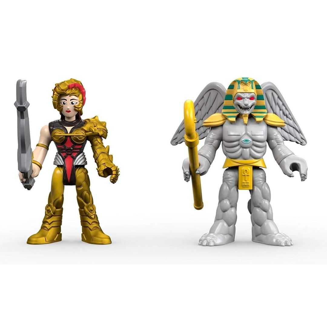 Imaginext King Sphinx and Scorpina Figures Mighty Morphin Power Rangers Fisher-Price Image 1