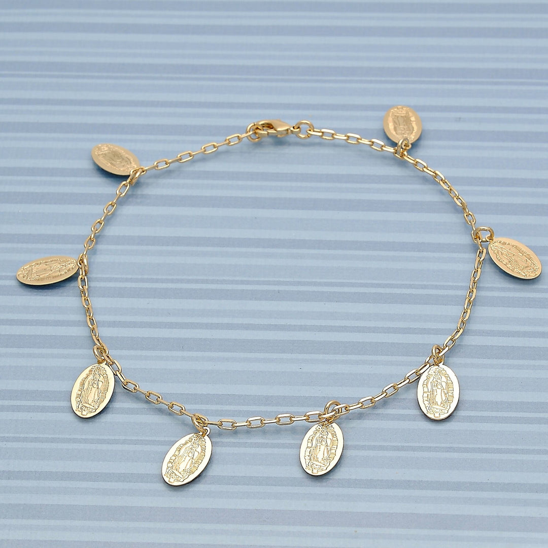 14K Gold Filled  Lupe Anklet Image 2