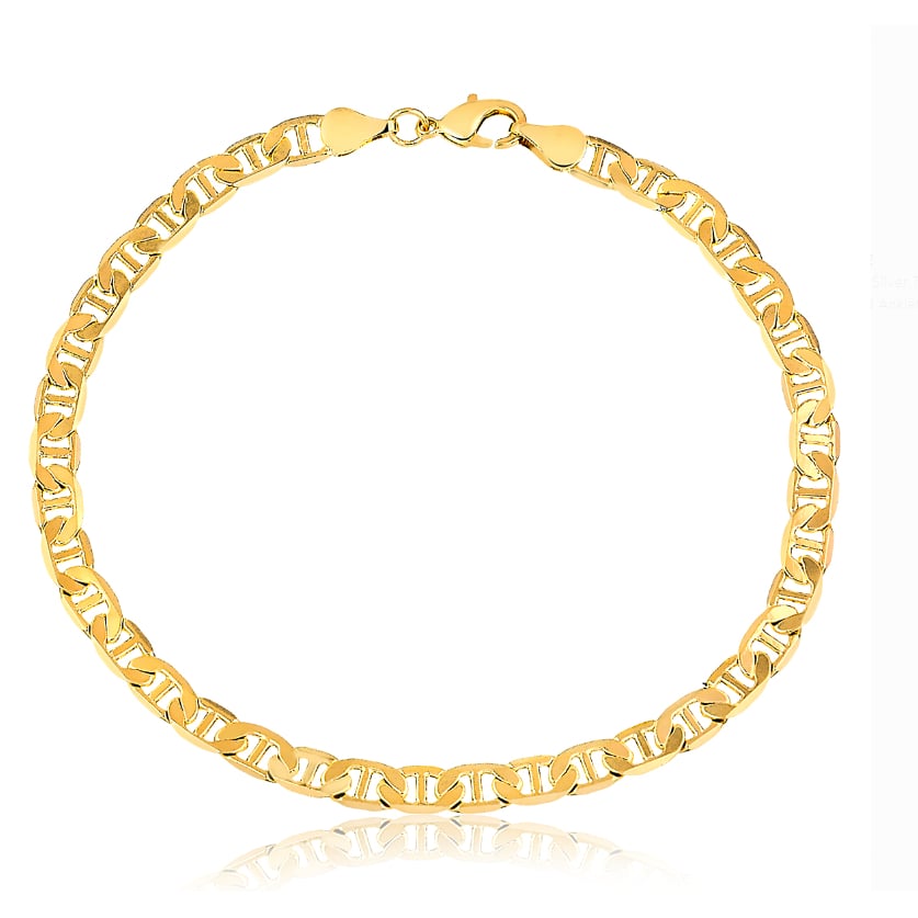 14k Gold Filled High Polish Finsh  MARINER ANKLET Image 1