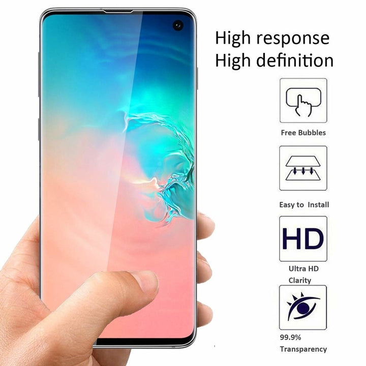 Samsung Galaxy S10E Tempered Glass Screen Protector Anti-Fingerprint fine Image 3