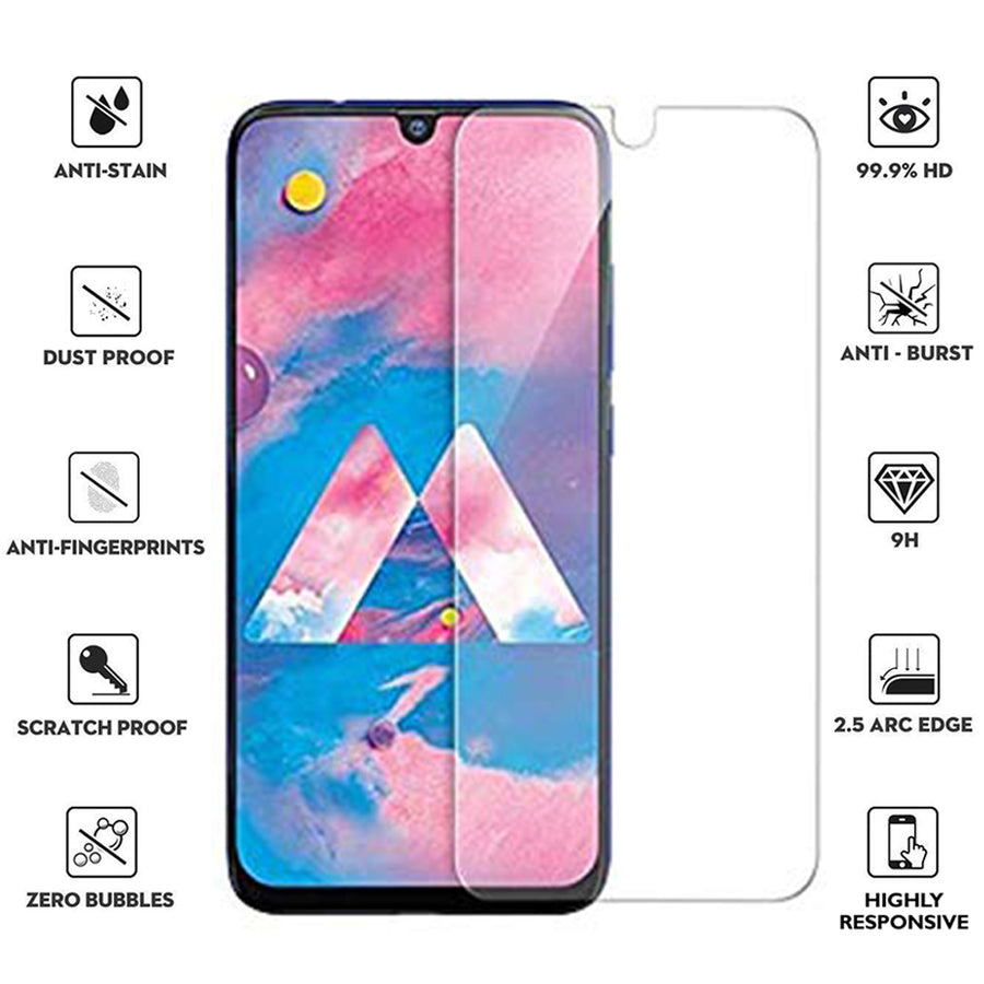 Samsung Galaxy A50 Tempered Glass Screen Protector Removable Ultra Clear 2.5D Image 1