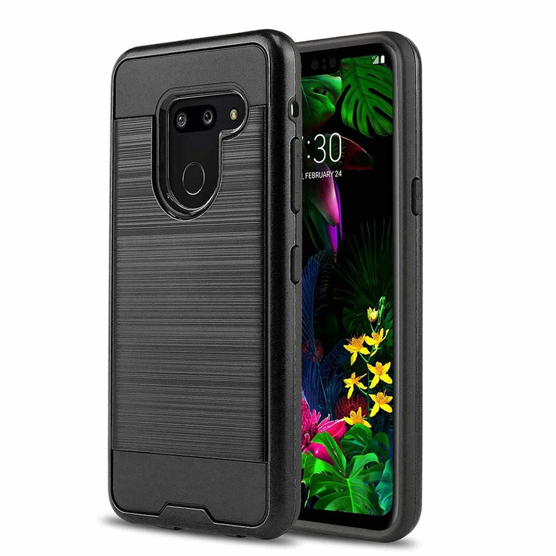 LG G8 ThinQ Tough Case Cover Black Hybrid Shockproof Dustproof Lightweight Image 1