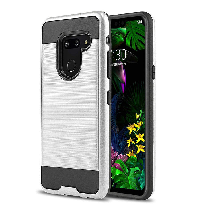 LG G8 ThinQ Tough Case Cover Black Hybrid Shockproof Dustproof Lightweight Image 4