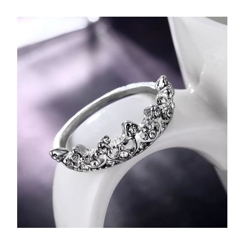 Ailend Fashion style ring ladies personality design crown ring jewelry  party gifts Image 2