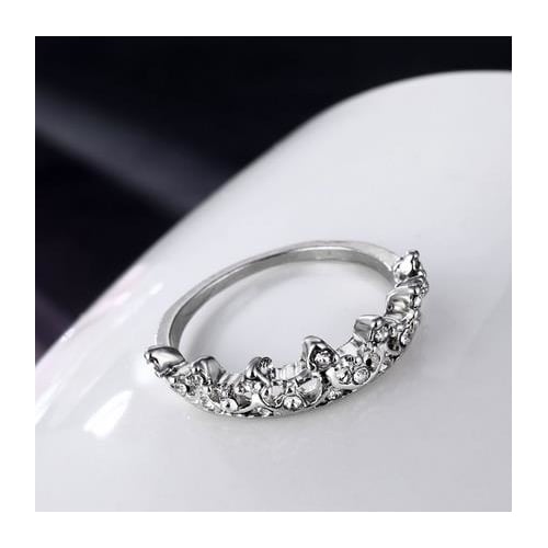 Ailend Fashion style ring ladies personality design crown ring jewelry  party gifts Image 3