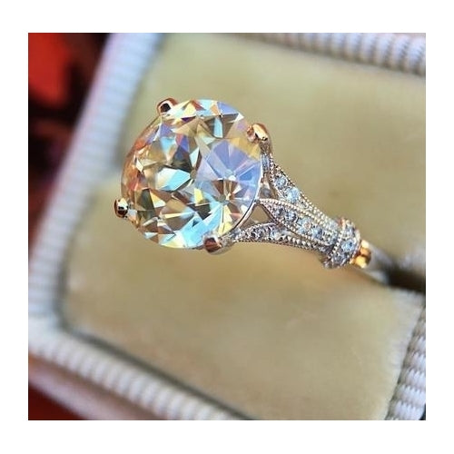 popular Artificial zircon ring factory direct European and American fashion jewelry Image 1