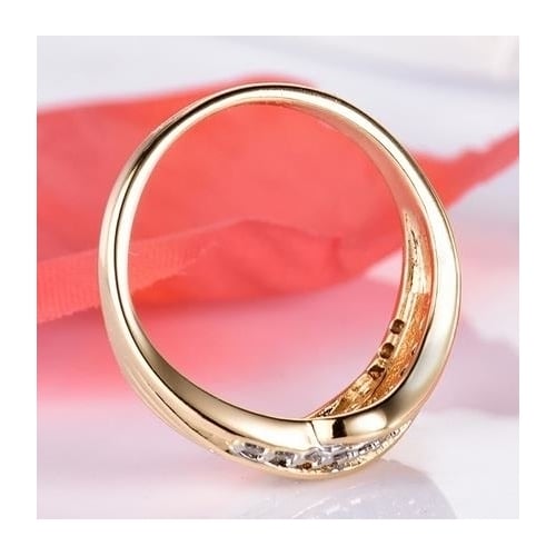 Fashion Female Wedding Bands Jewelry Popular style -Color Engagement Ring for Women CZ Stone Paved Promise Rings Image 3