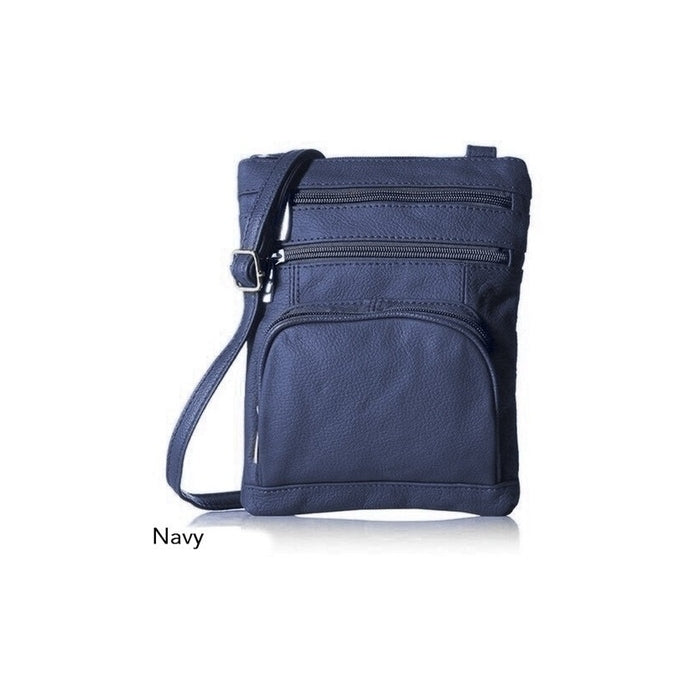 Super Soft Leather Plus Size Crossbody Bag Image 2