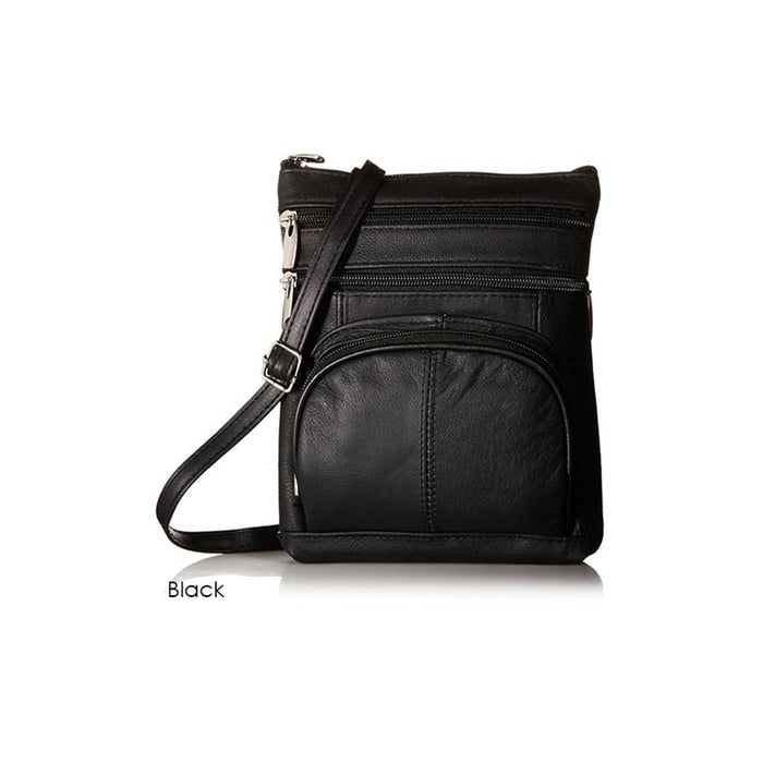 Super Soft Leather Plus Size Crossbody Bag Image 3