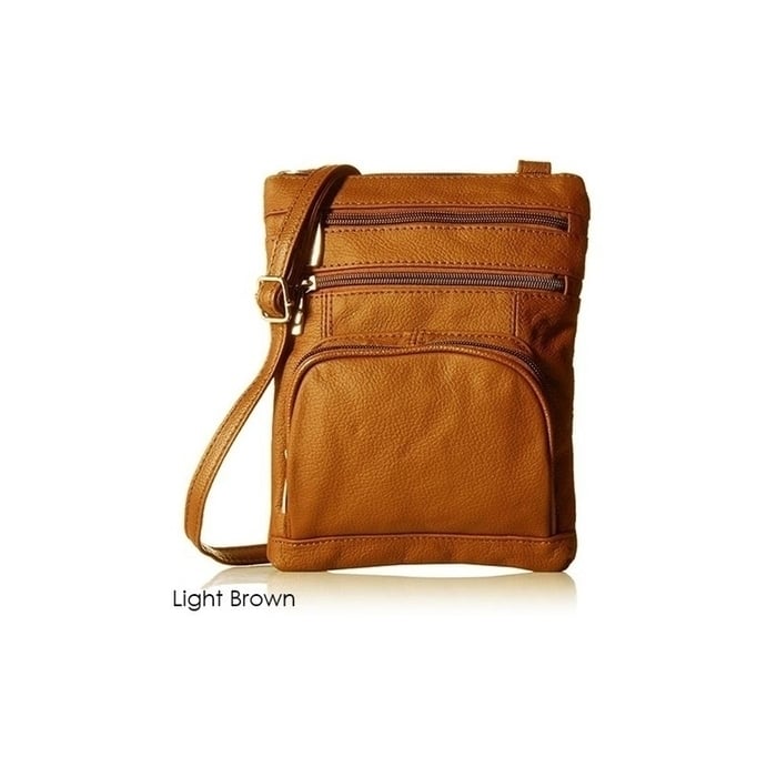 Super Soft Leather Plus Size Crossbody Bag Image 4