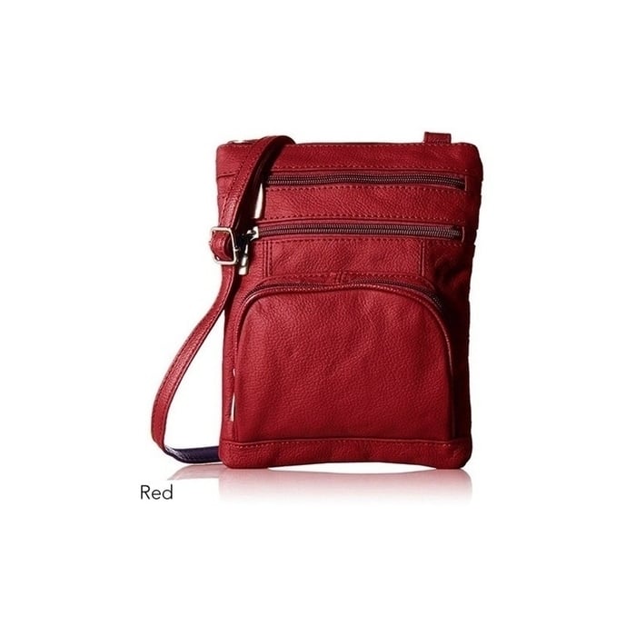 Super Soft Leather Plus Size Crossbody Bag Image 1