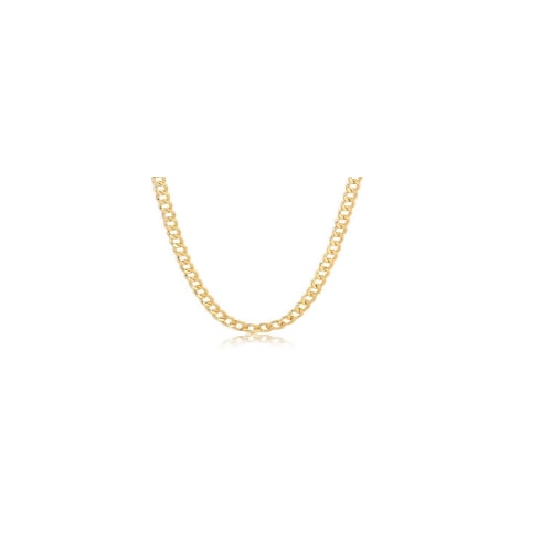 14K Gold Filled High Polish Finsh Layer Cuban Link Chain Image 1