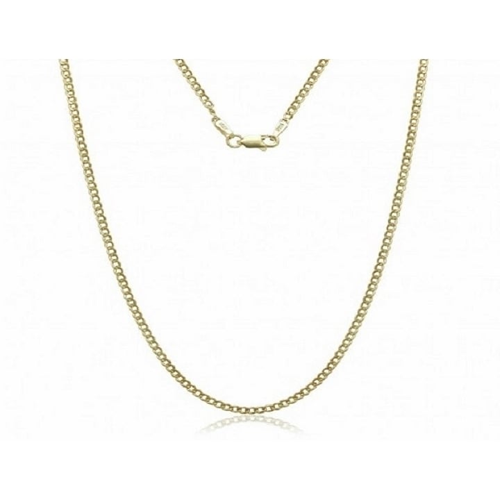 14k Gold Filled High Polish Finsh Cuban Link Chain Necklace 24High Polish Image 1