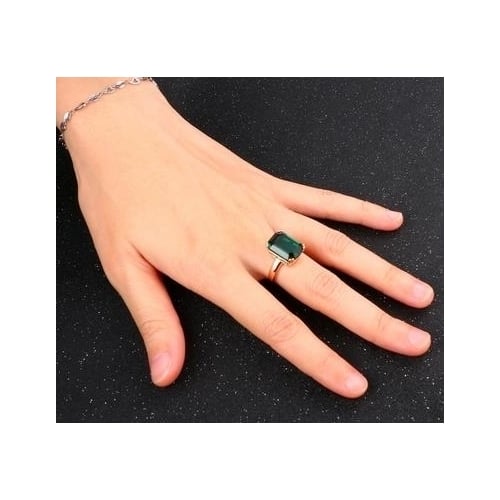 Top Quality Four Claw Big Elegant Rose Popular style Color Ring s From Austria Full Sizes Image 2