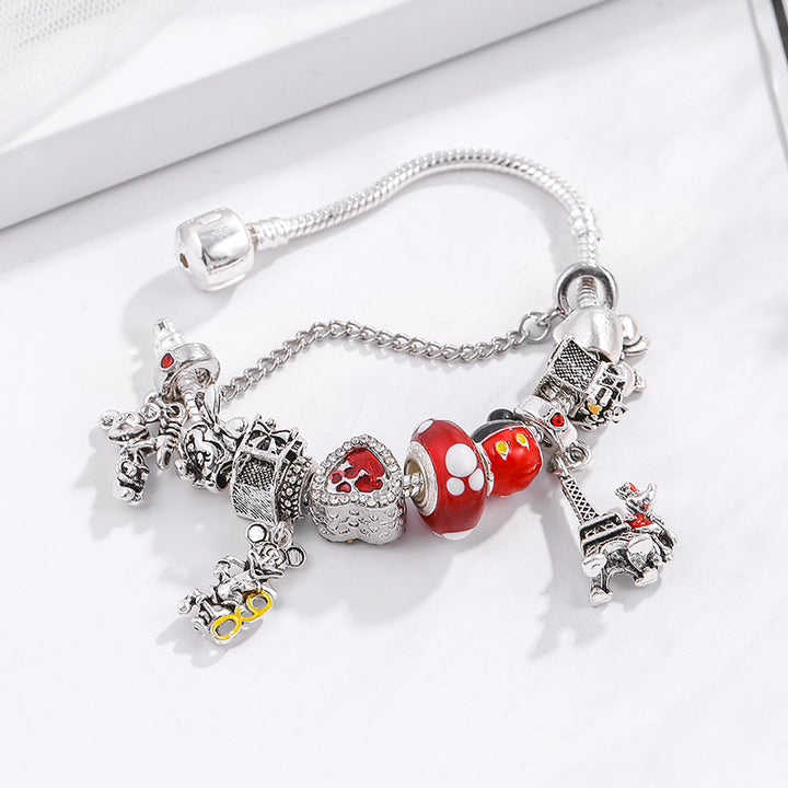 19  spot red Mickey bracelet charm charm cartoon bracelet beautiful gift Image 4