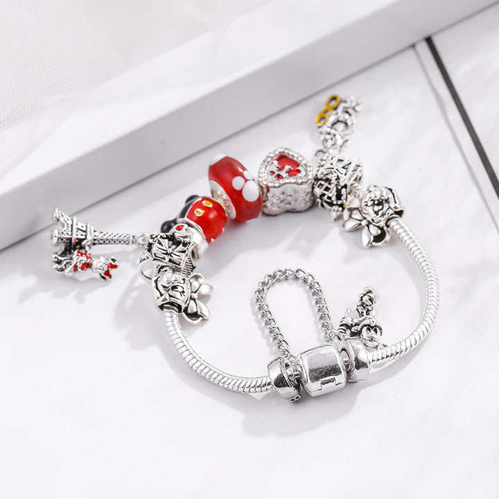 19  spot red Mickey bracelet charm charm cartoon bracelet beautiful gift Image 4