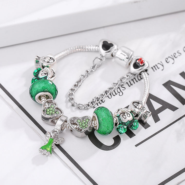 19  spot green fairy fairy bracelet charm cartoon style bracelet beautiful gift Image 3