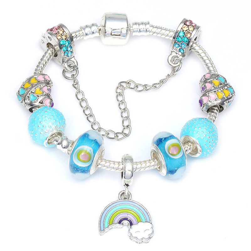 Dream Rainbow Series Bracelet Fashion Colored Glass Bracelet Image 1