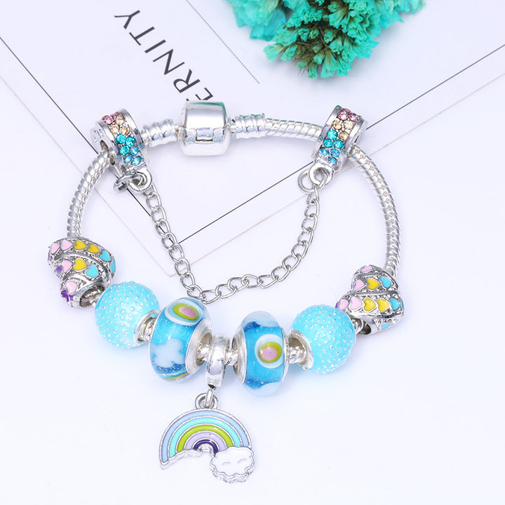 Dream Rainbow Series Bracelet Fashion Colored Glass Bracelet Image 4