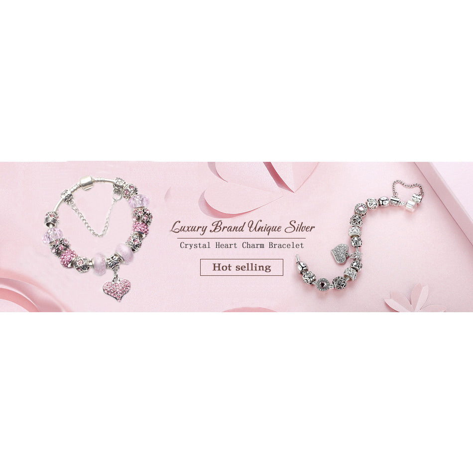 alloy rose  Popular style Artificial zircon bracelet female love jewelry Image 4