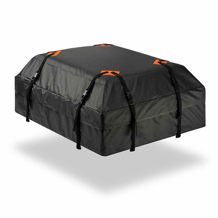 Zone Tech Car Roof Top Waterproof Travel Cargo Bag Carrier 15 Cubic ft Leakproof Image 1