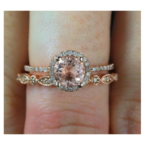 Popular style Ring Round Set Ring Engagement Ring Image 4