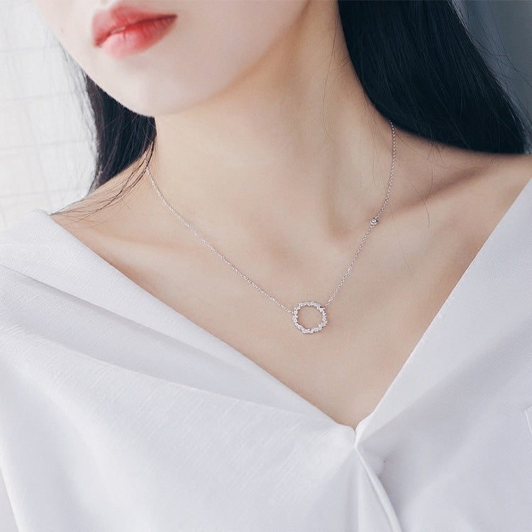 Legend of the Blue Sea Pendant Quan Zhixian with a full   ring necklace female clavicle chain Image 3
