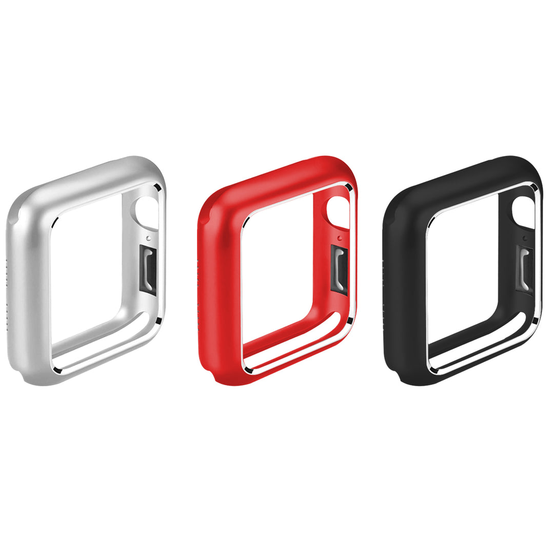 3Pks Navor Ultra Thin Metal Frame Magnet Adsorption Cover Case Compatible with Apple Watch Series 4 Image 1