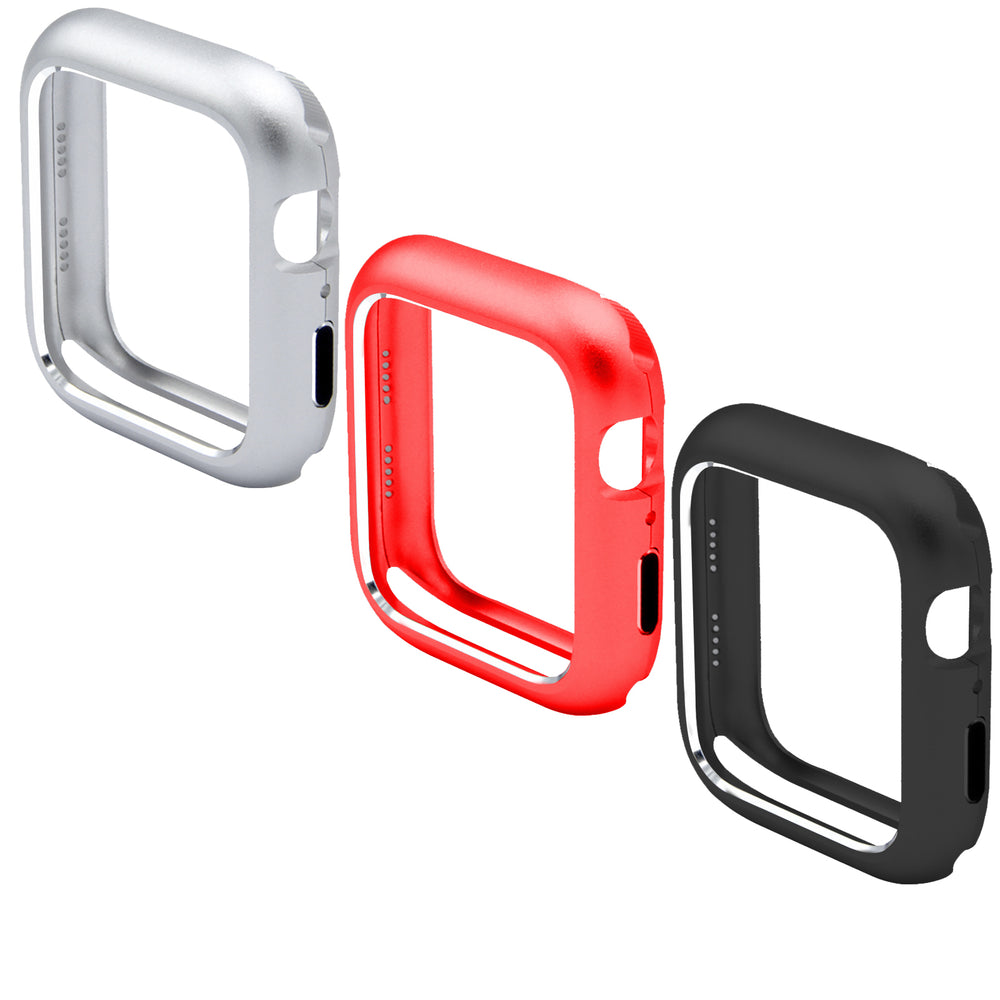 3Pks Navor Ultra Thin Metal Frame Magnet Adsorption Cover Case Compatible with Apple Watch Series 4 Image 2