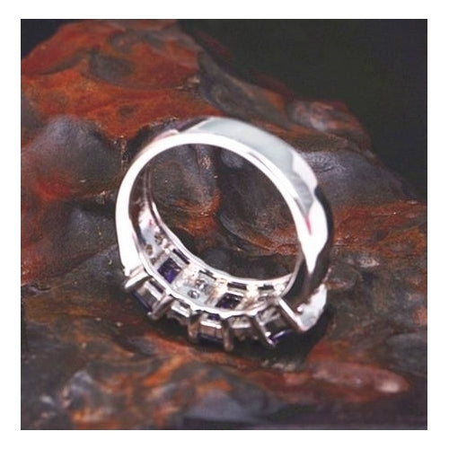 Artificial zircon Fashion style Ring Image 2