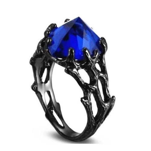 Black and  Popular style -plated Unique Ring Image 2