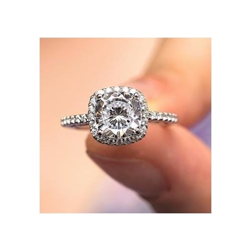 Classic engagement   Ring Popular style platinum ring Image 1