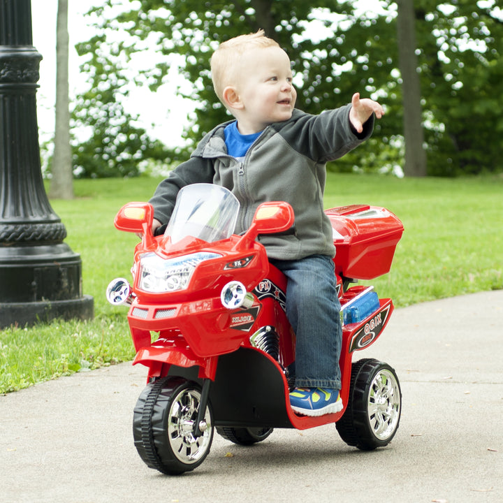 Kids 3-Wheel Battery-Powered Toy Sports BikeMult. Colors Image 8