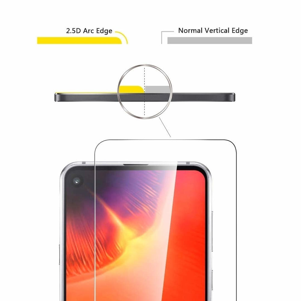 Samsung Galaxy A60 Tempered Glass Screen Protector Ultra Clear Scratch Resistant Image 2