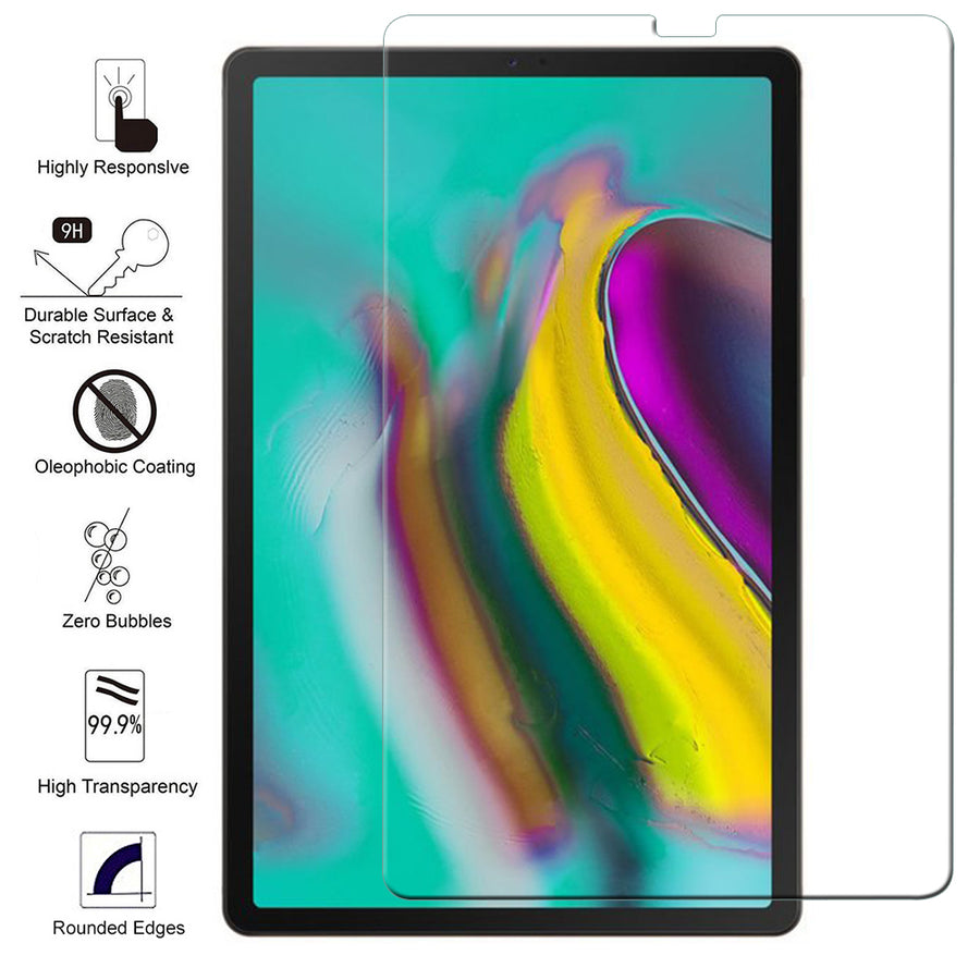 Samsung Galaxy Tab S5E 10.1 Tempered Glass Screen Protector T720 T725 Clear Image 1