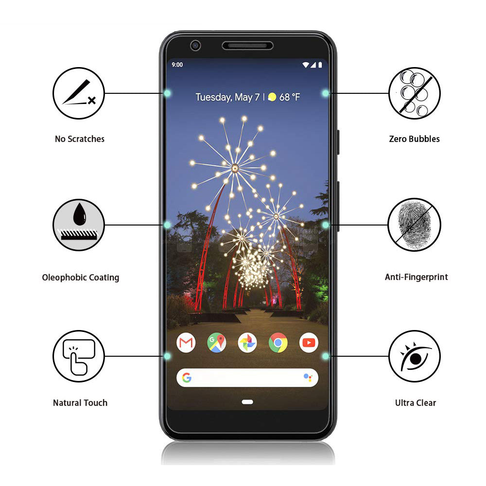 Google Pixel 3A Tempered Glass Screen Protector Image 1