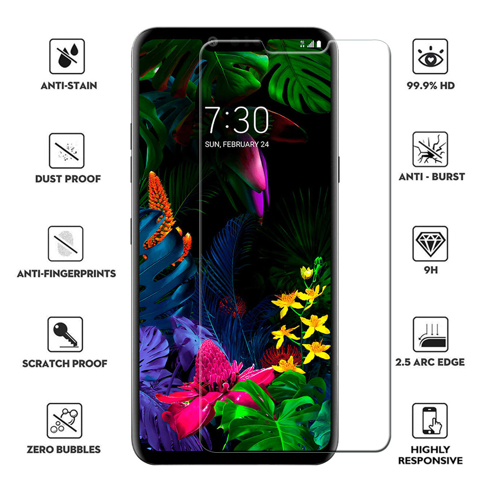 LG Aristo 3 Tempered Glass Screen Protector fine Bubble Free 2018 Model Image 1