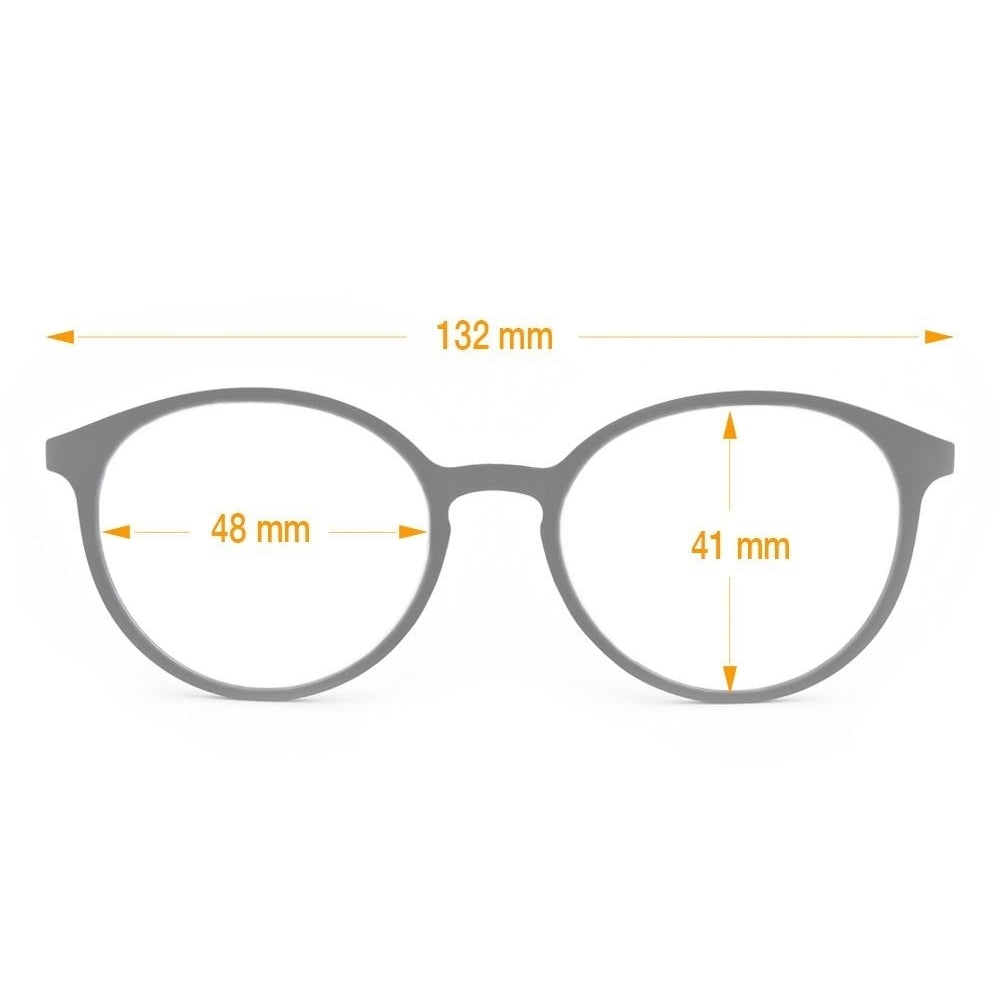 Matte Finish Classic Round Frame Geek Retro Style Light Weight Spring Hinges Reading Glasses Image 6