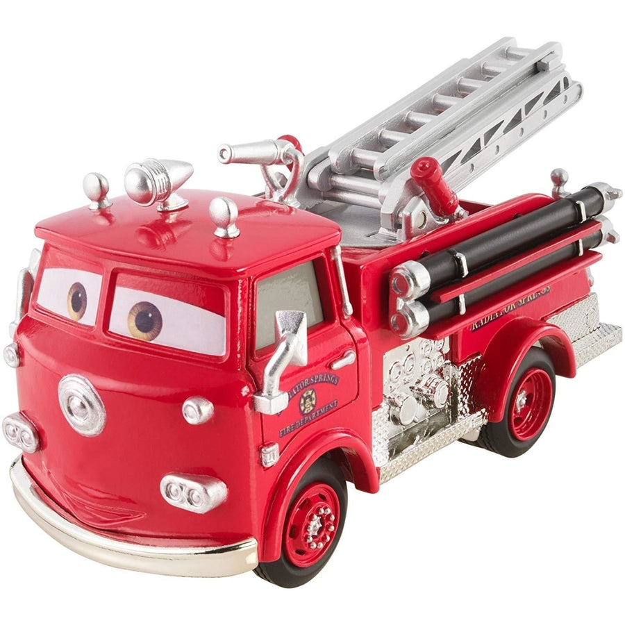 Disney Pixar Cars 3 Red Fire Truck Precision Series 002 Die-Cast Movie Mattel Image 1