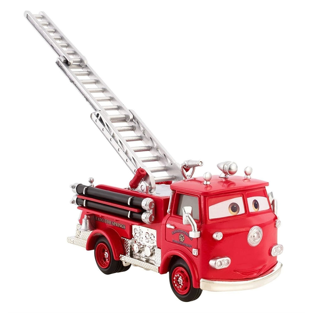 Disney Pixar Cars 3 Red Fire Truck Precision Series 002 Die-Cast Movie Mattel Image 2