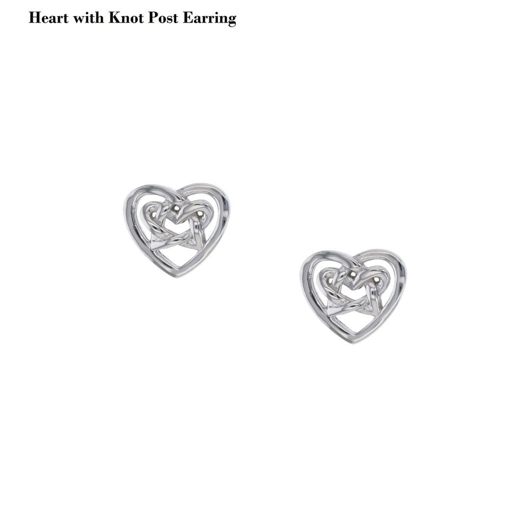 Sterling Silver Fancy Post Earrings Image 6