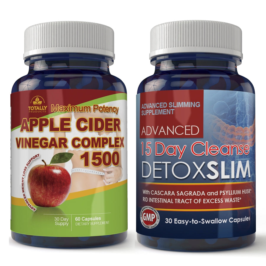 Apple Cider 1500 and Detox Slim Combo pack Image 1