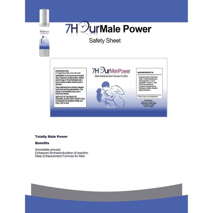 7Hour Men Power and Libido Booster Combo Pack Image 3