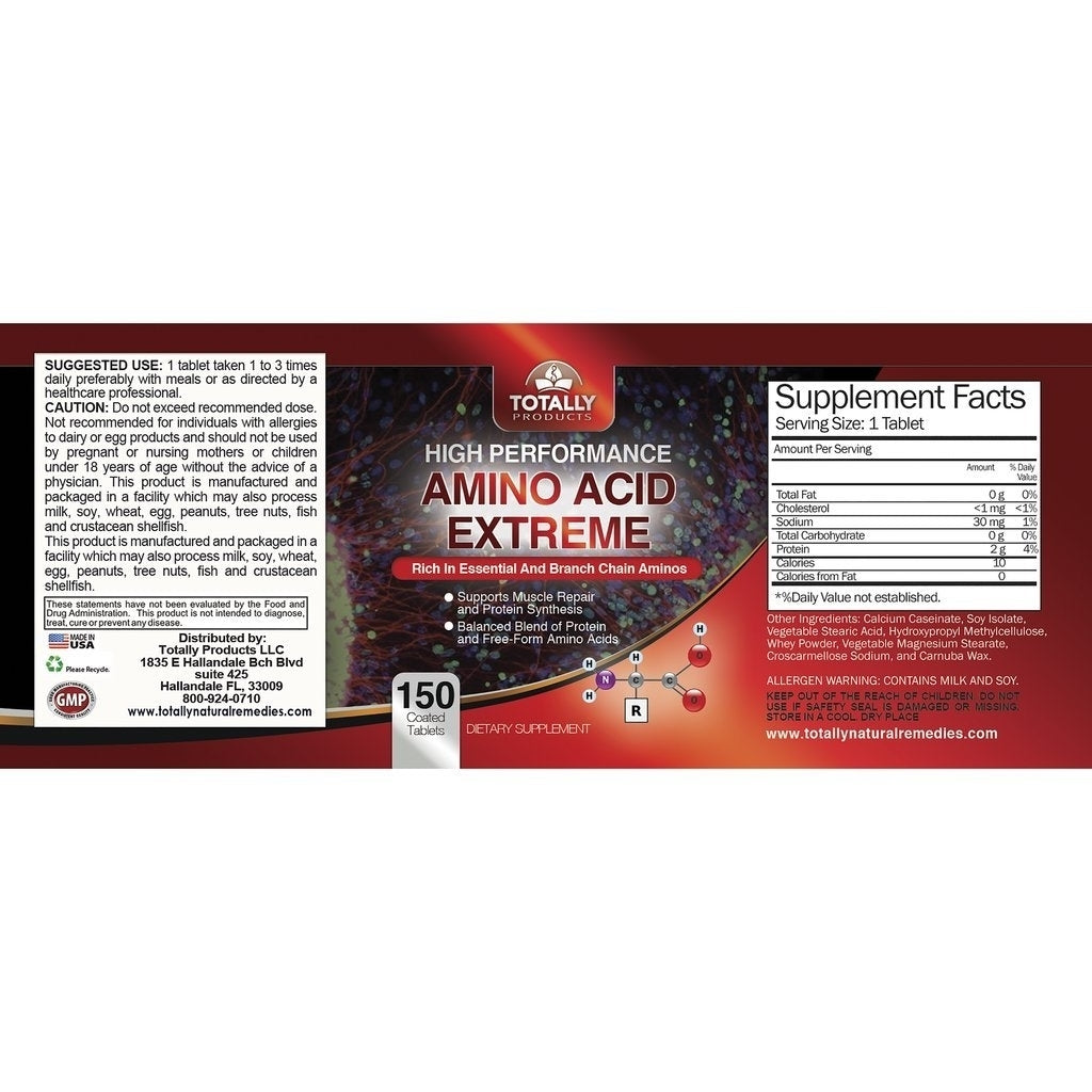 Amino Acid Extreme and L-Carnitine Extra Strength Combo Pack Image 4