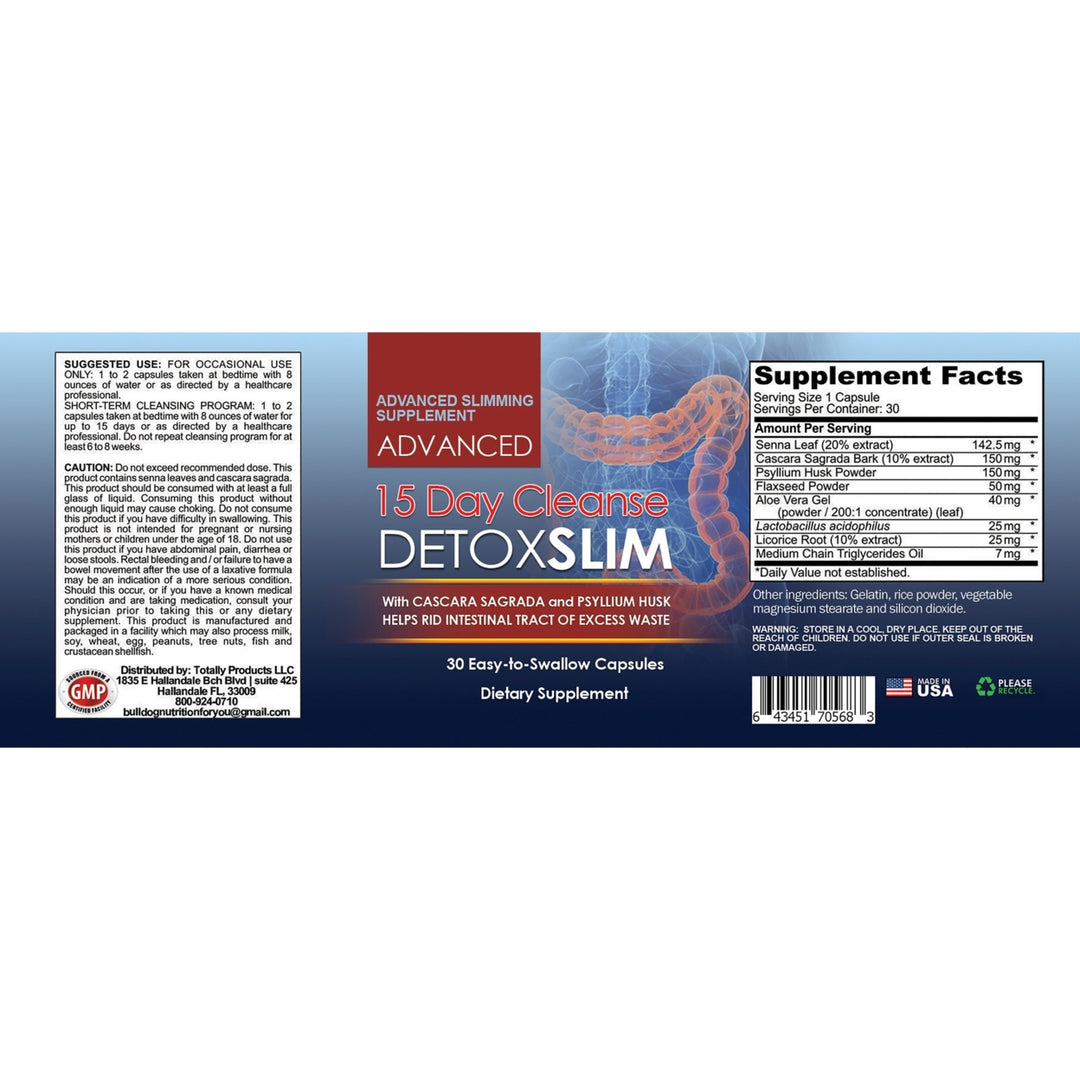 15 Day Cleanse Detox Slim (30 capsules) Image 3